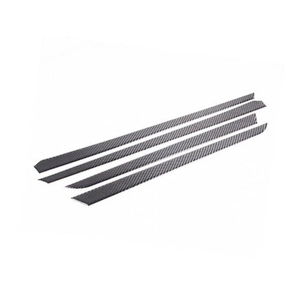 4x Real Carbon Fiber Door Strip Sticker Cover for Lexus ES (2019–2024)
