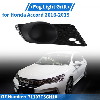 Front Left Fog Light Grill No. 71107TSGH10 for Honda Accord (2016–2019)