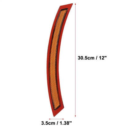 Yellow Lens Front Bumper Side Marker Reflectors for BMW X5 (2014-2016)