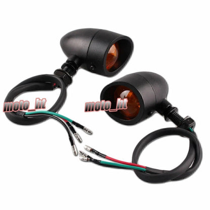 Chrome Saddlebag LED Side Marker Light Red Lens for Harley Touring (2014–2020)