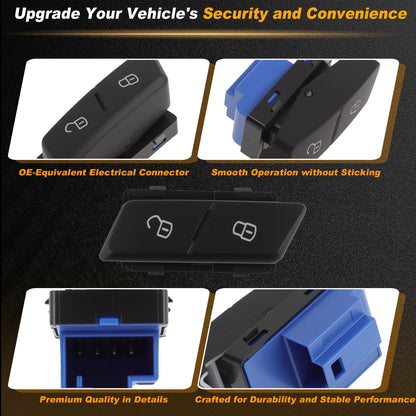 Front Right Door Lock Switch for Volkswagen Passat Sedan (2012–2013) 561962126A