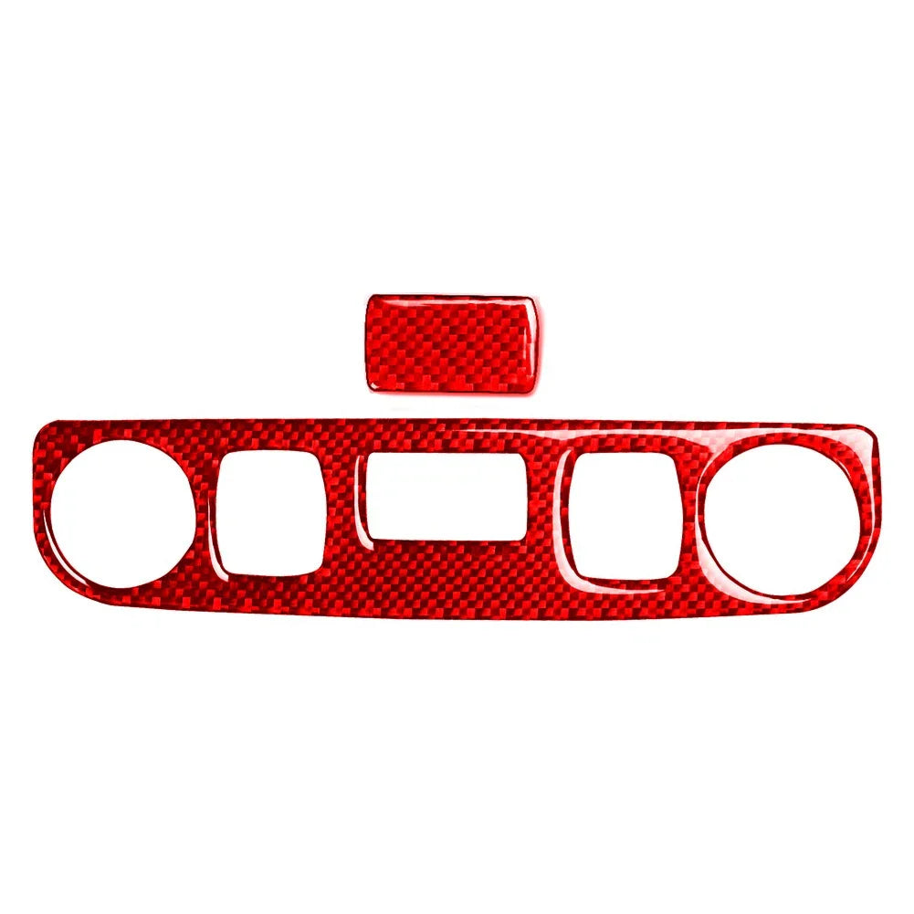 Convertible Car Reading Light Panel Cover Trim Carbon Red for Audi TT (2001-2006)