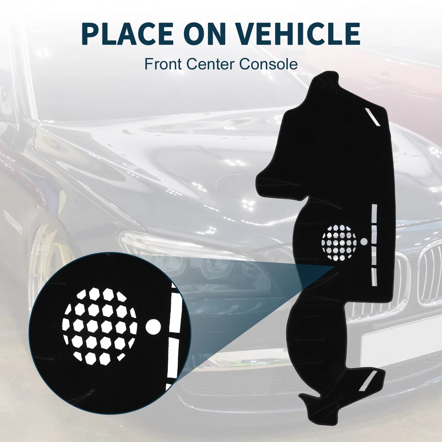 Dashboard Dash Cover Mat Sun Protector Pad for BMW 6 Series (2003-2010)
