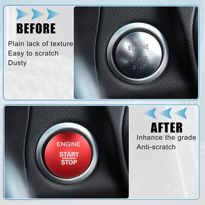 Start Stop Button Cover Trim Sticker for Mercedes-Benz E-Class (2017–2023)