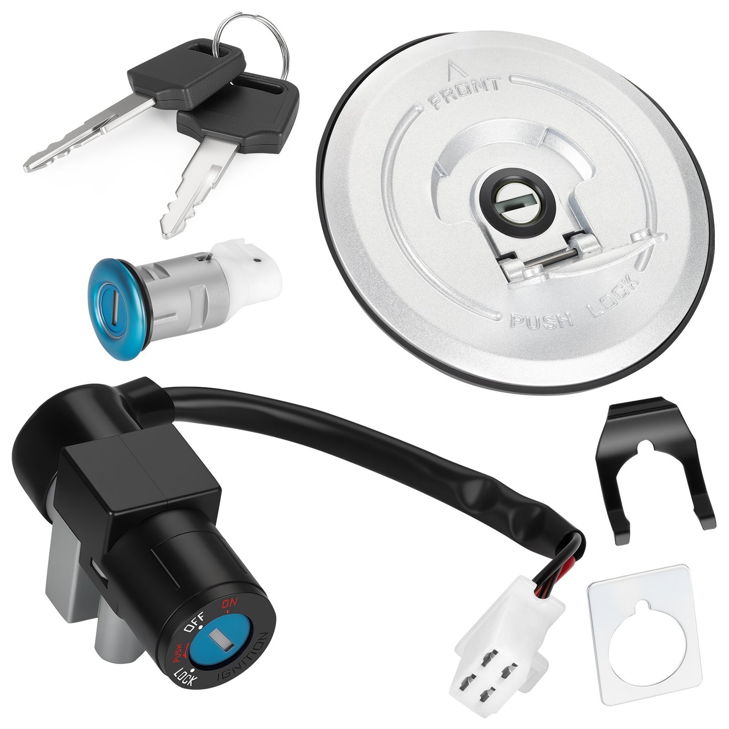 Ignition Switch and Key Lock Set for Honda Grom 125 (2014–2015)