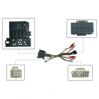 16PIN DVD Player Power Cable Adapter for Fiat Doblo, 500L, Bravo (2010-2023)