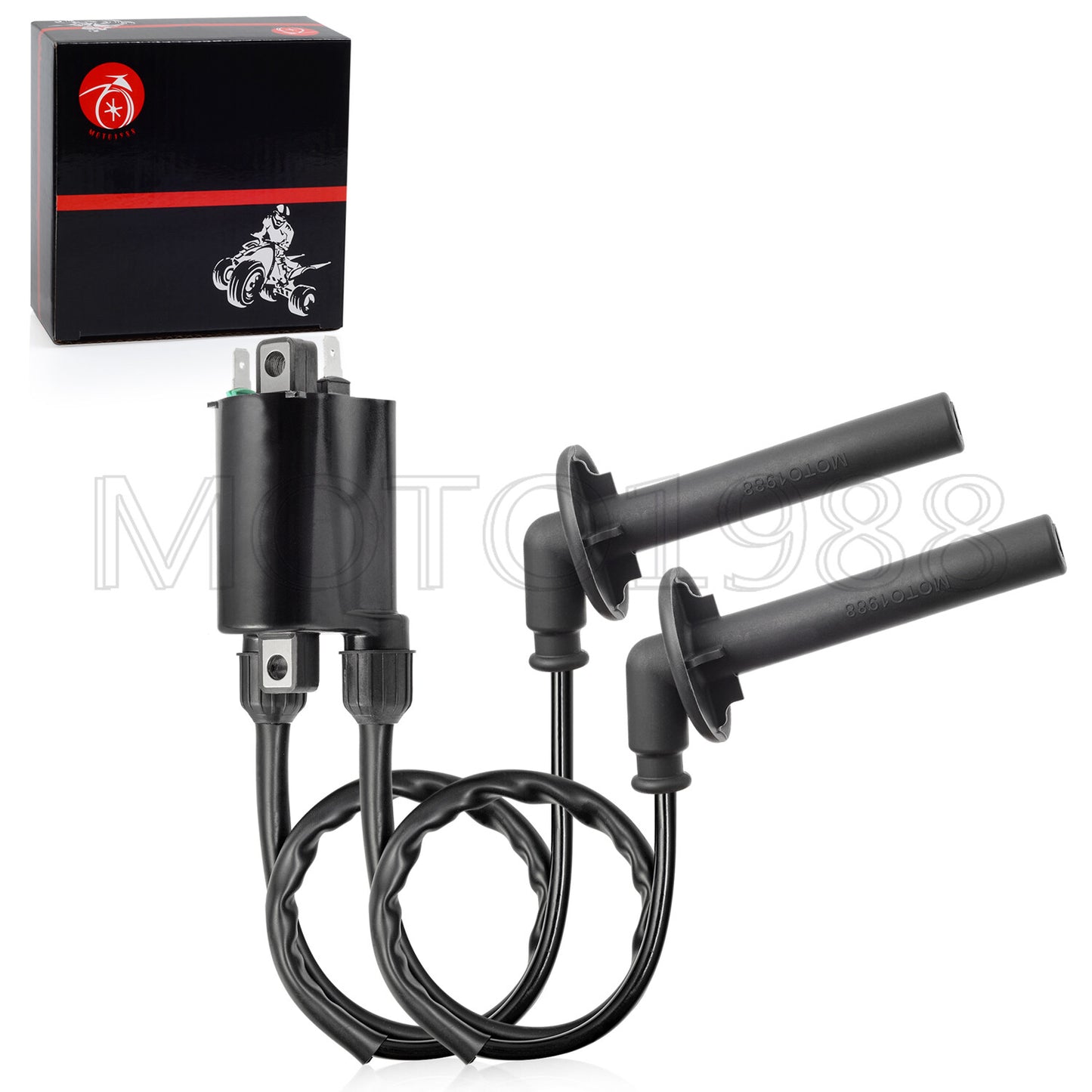 2X Ignition Coil with Spark Plug Cap for Honda Magna 750 (1994–2003)