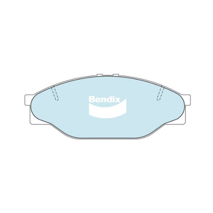 Set of 4 Front Disc Brake Pads for Toyota Hiace (1989–2005)