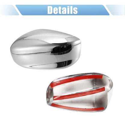 Chrome Plated Power Top Half Mirror Cover Cap for Honda Accord (2008-2012)