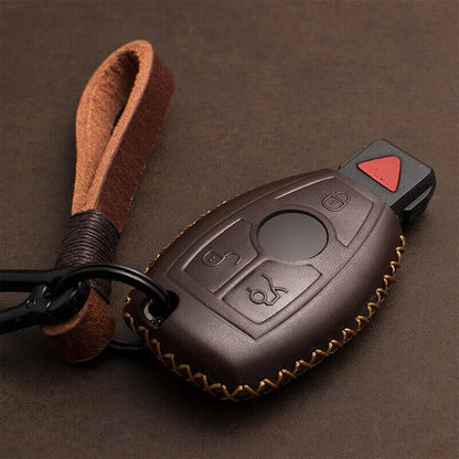 Key Fob Case Cover Holder for Mercedes Benz C E CLA ML GLK AMG
