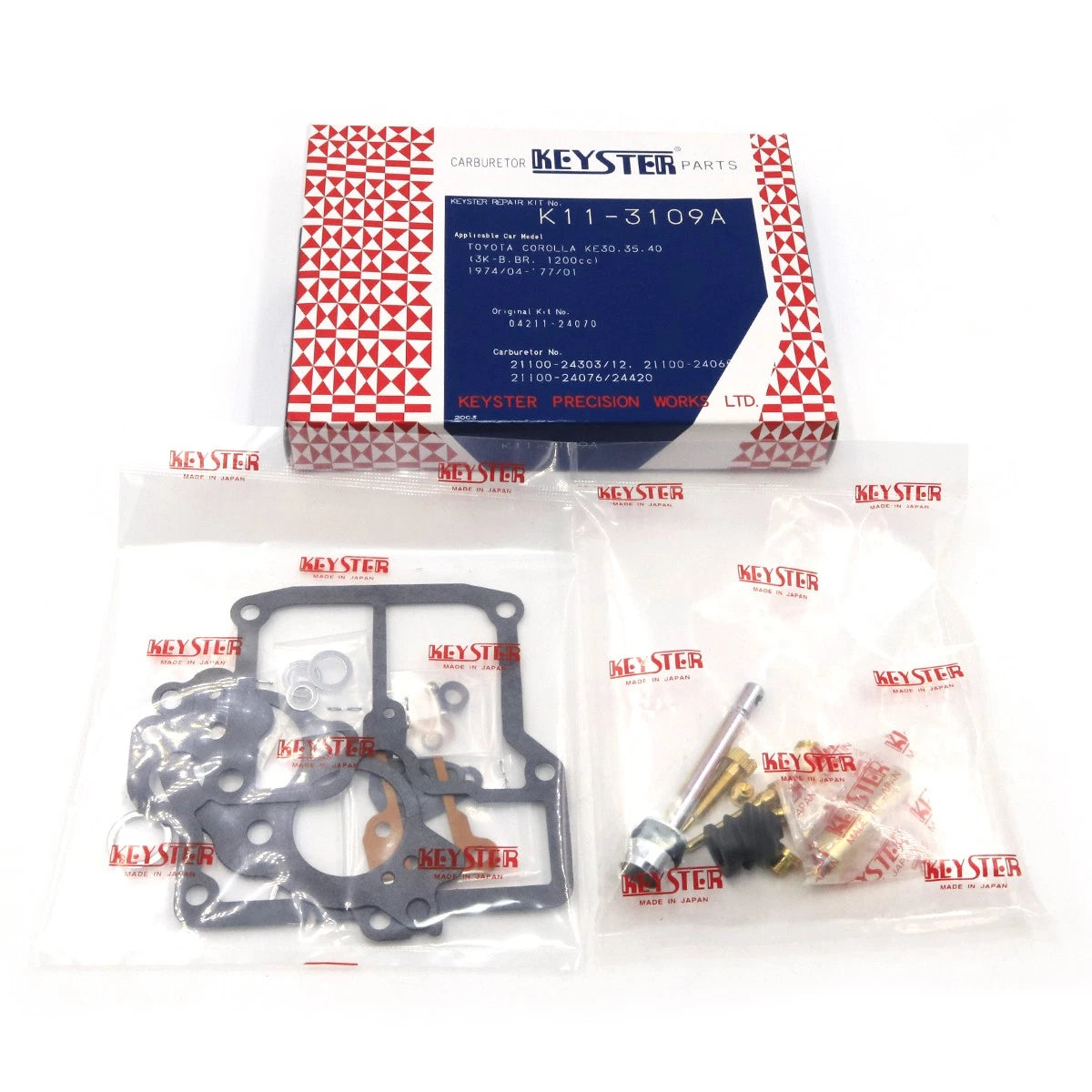 Carburetor Repair Kit for Toyota Corolla (1974–1979)