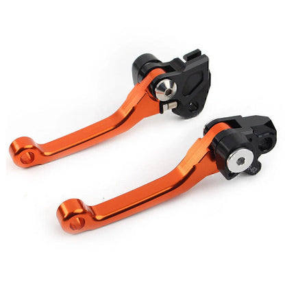 Orange CNC Aluminum Brake Clutch Levers for RMZ450 (2005-2022)