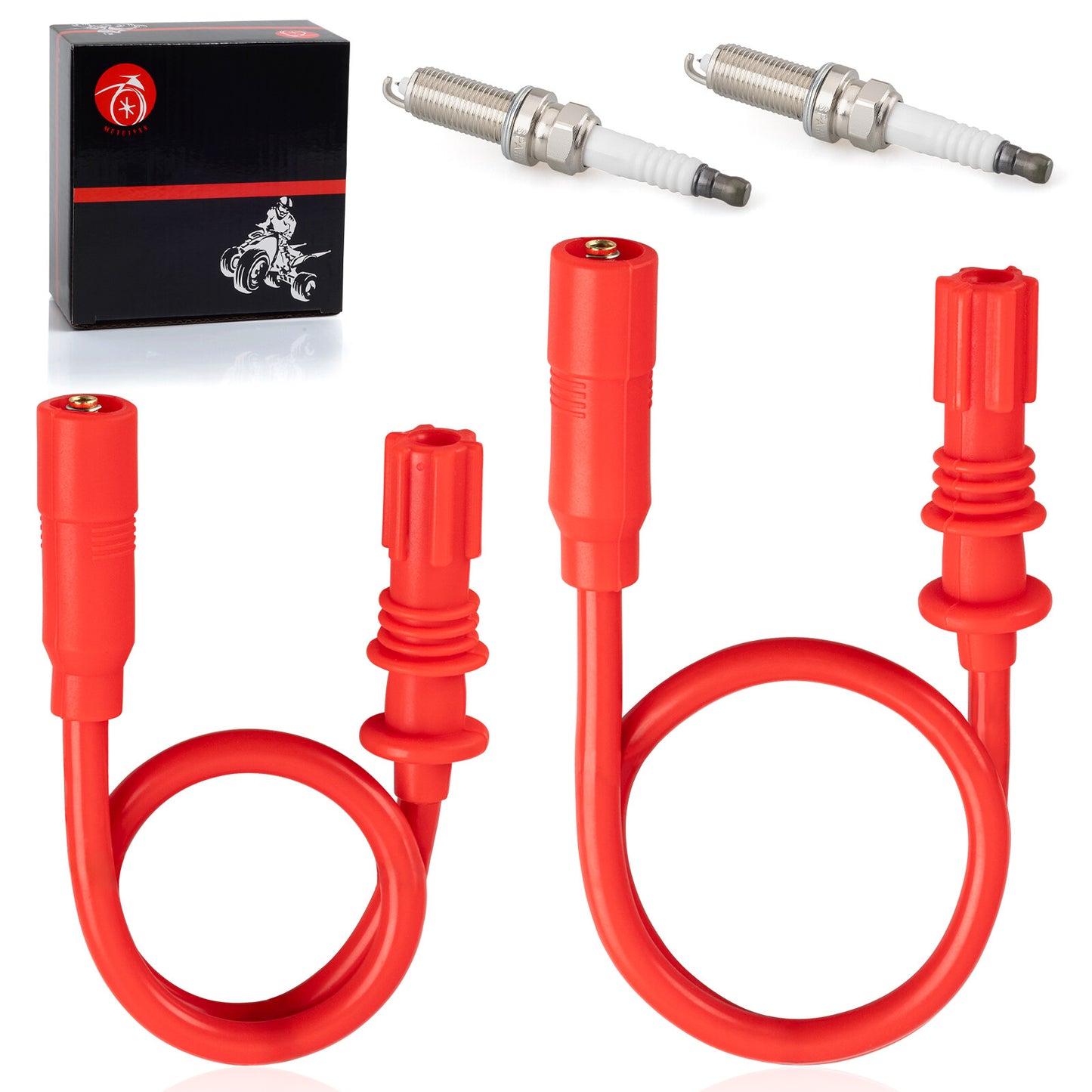 Spark Plug & Cap & Wire Set for Polaris Sportsman 850 SP (2009)