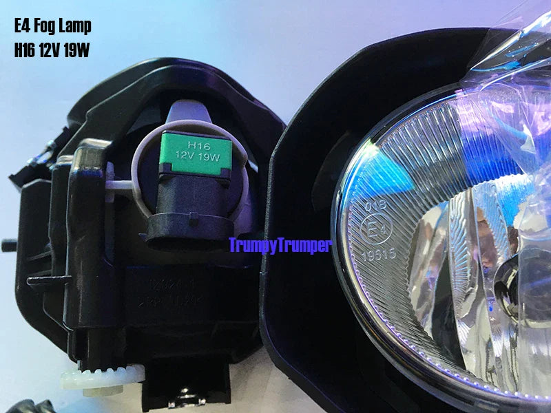 E4 Fog Lamp Light Set for Isuzu D-Max DMAX SX (2016-2023)