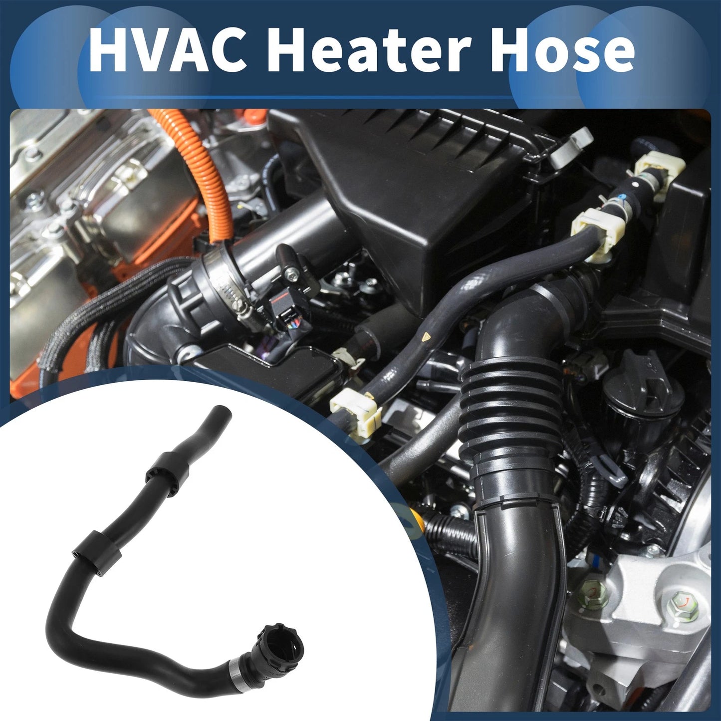 HVAC Heater Hose for BMW X3 E83 3.0L L6 (2007–2010) No. 64213416609 Rubber