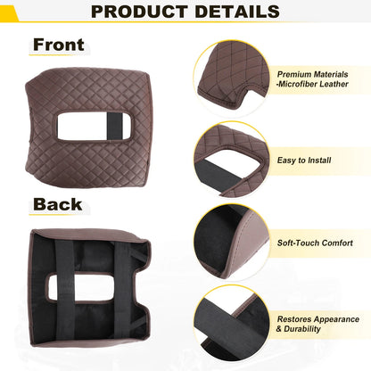 Center Console Lid Armrest Cover Trim for Chevy Silverado GMC Sierra (2014–2018)