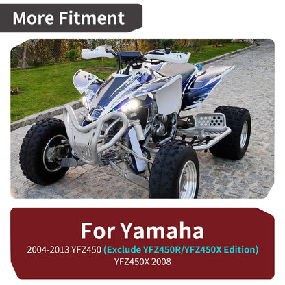 Air Filter Cage Guide + Air Box Lid Seal Kit for Yamaha YFZ450 (2004–2013)