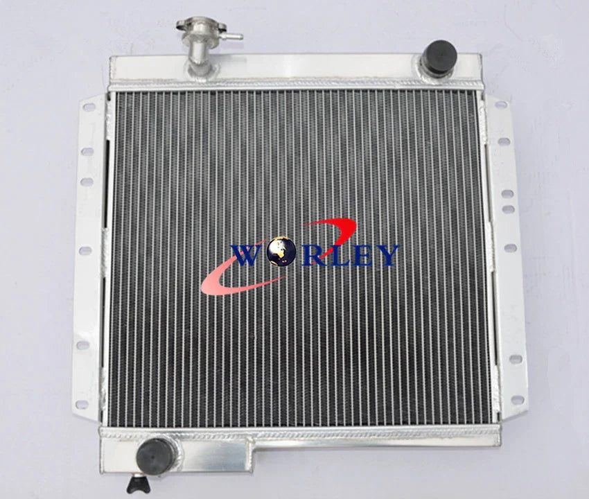 62mm Aluminum Radiator & Fan for Toyota Land Cruiser BJ40 BJ42 HJ45