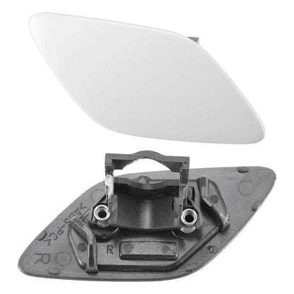 Front Right Bumper Headlight Washer Nozzle Cover Cap for BMW 328i White