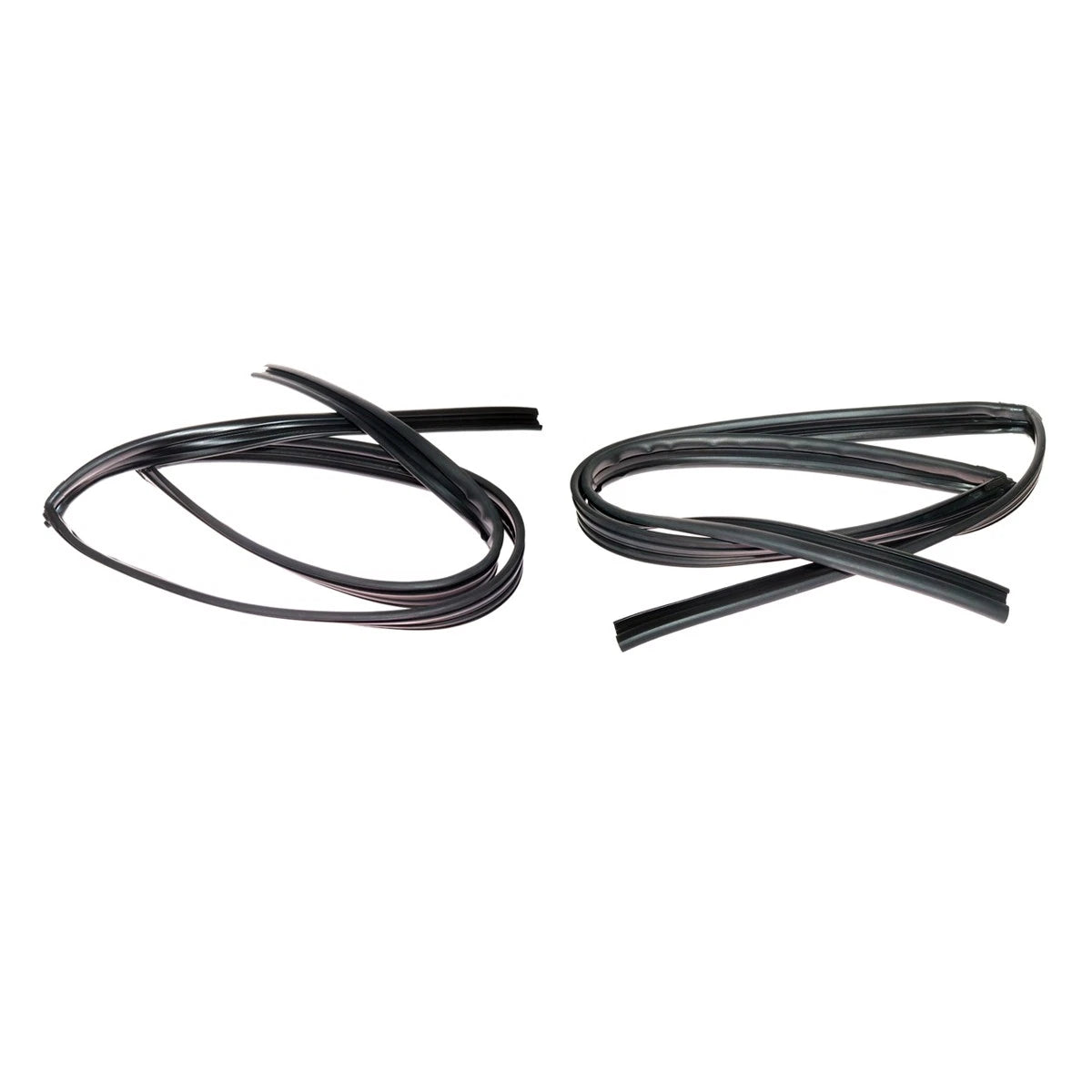 Set of 2 Rear Door Glass Run Channels for Honda Civic 3D Hatchback (2006–2011)
