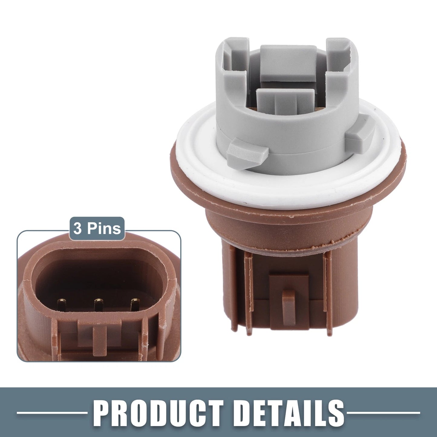 2X Park and Turn Signal Light Socket 68030801AA for Dodge Grand Caravan (2011–2020)