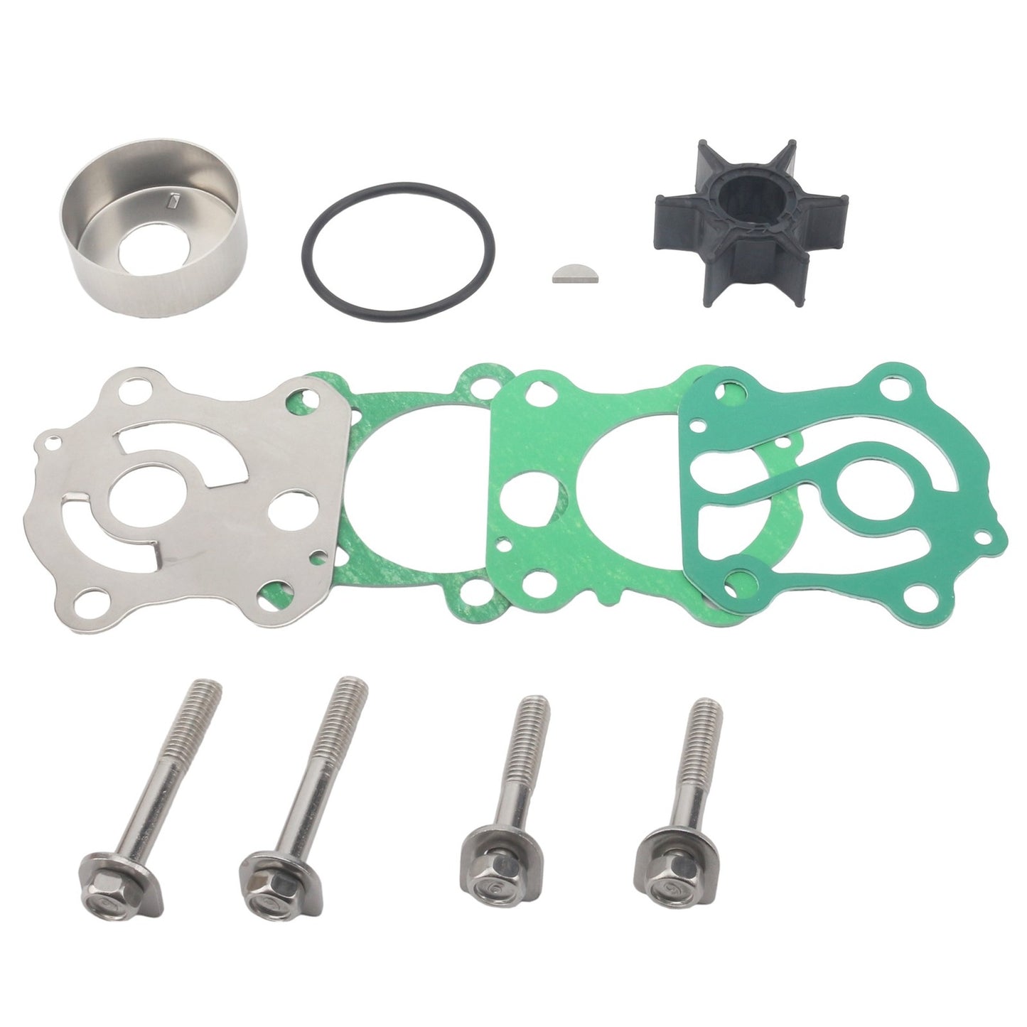 Water Pump Impeller Kit for Yamaha 4-Stroke 50 60 HP (2000–2023)