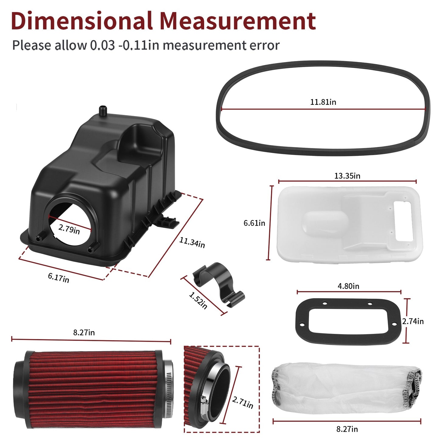 Air Box Lid Cover Seal Clip for Polaris Sportsman 400 4X4 (2001–2005)