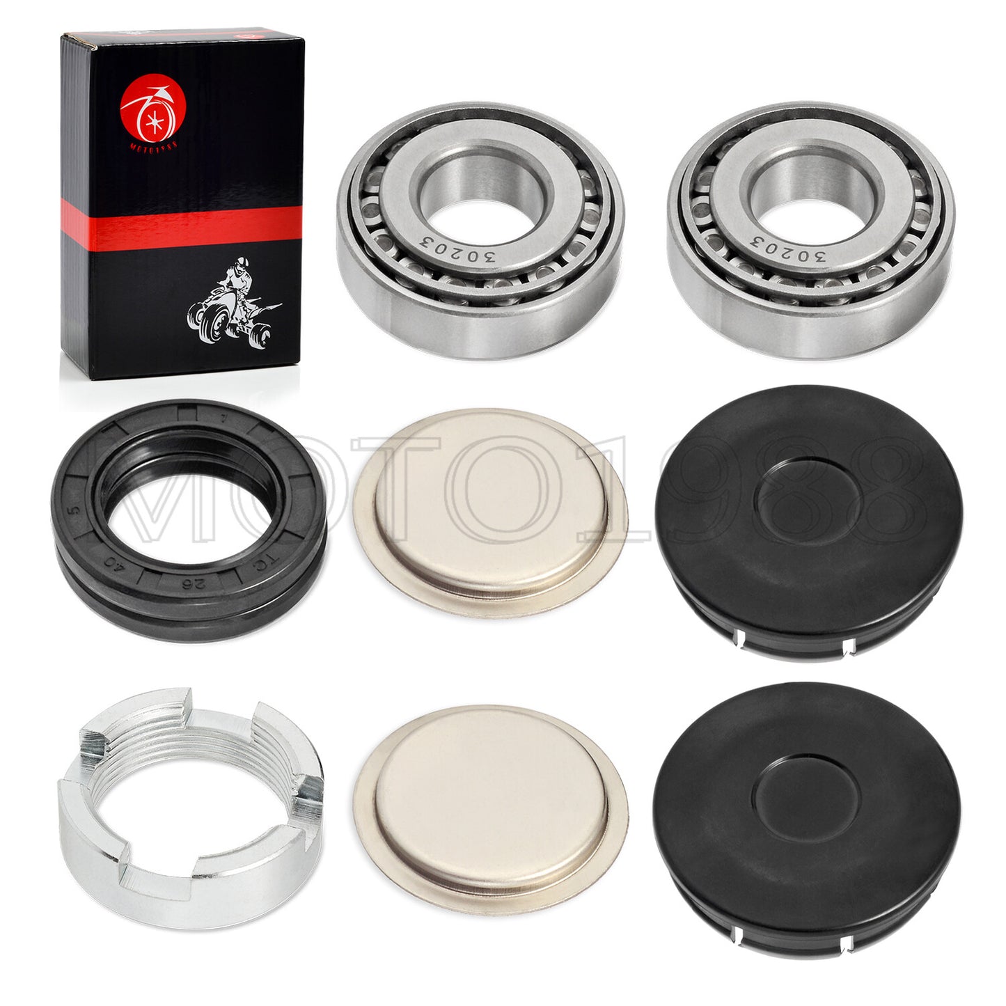 Swingarm Bearing Seal Set for Honda Foreman Rubicon 400 450 500 Recon 250 (2000–2023)