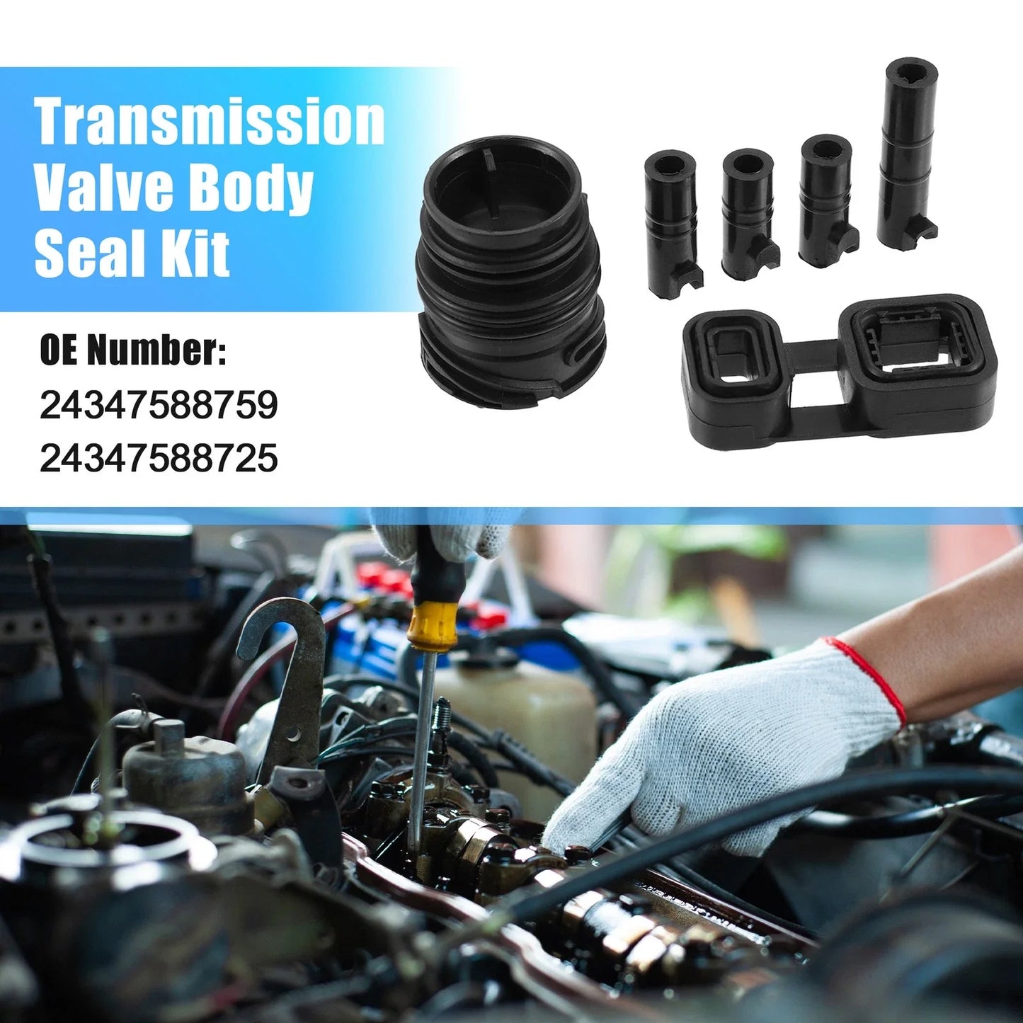 Valve Body to Case Sleeve Seal Kit Mechatronic Kit for BMW X3