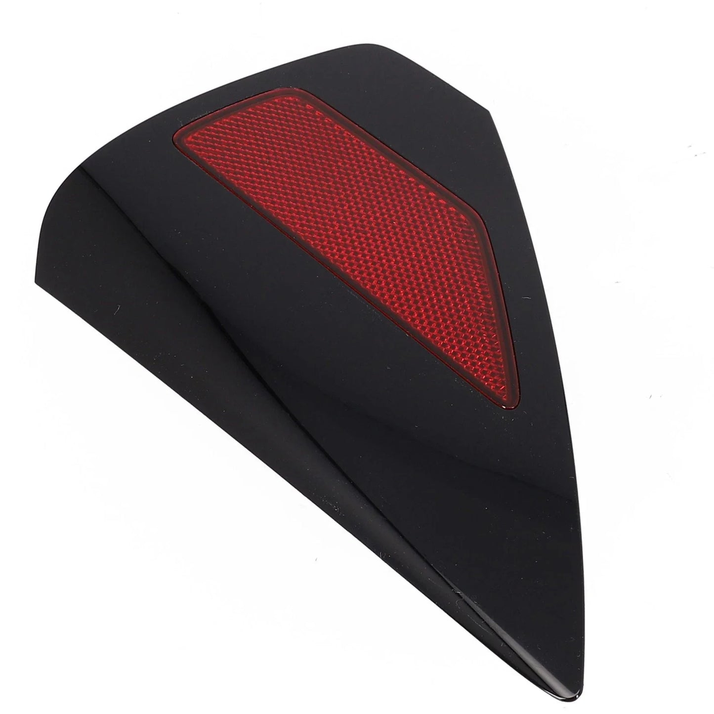 Black Left Driver Charge Door Cover Reflector for Tesla Model 3 (2017–2024)
