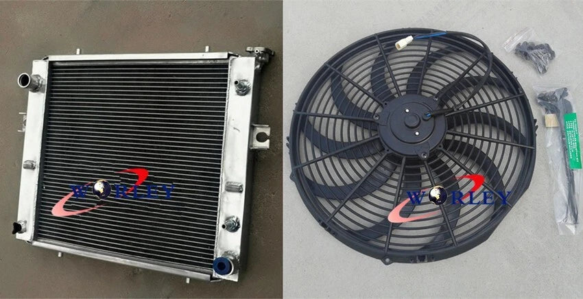 Aluminum Radiator for Toyota Forklift 6FG25 7FD20-30 7FG20-30 8FGJ35 8FD25