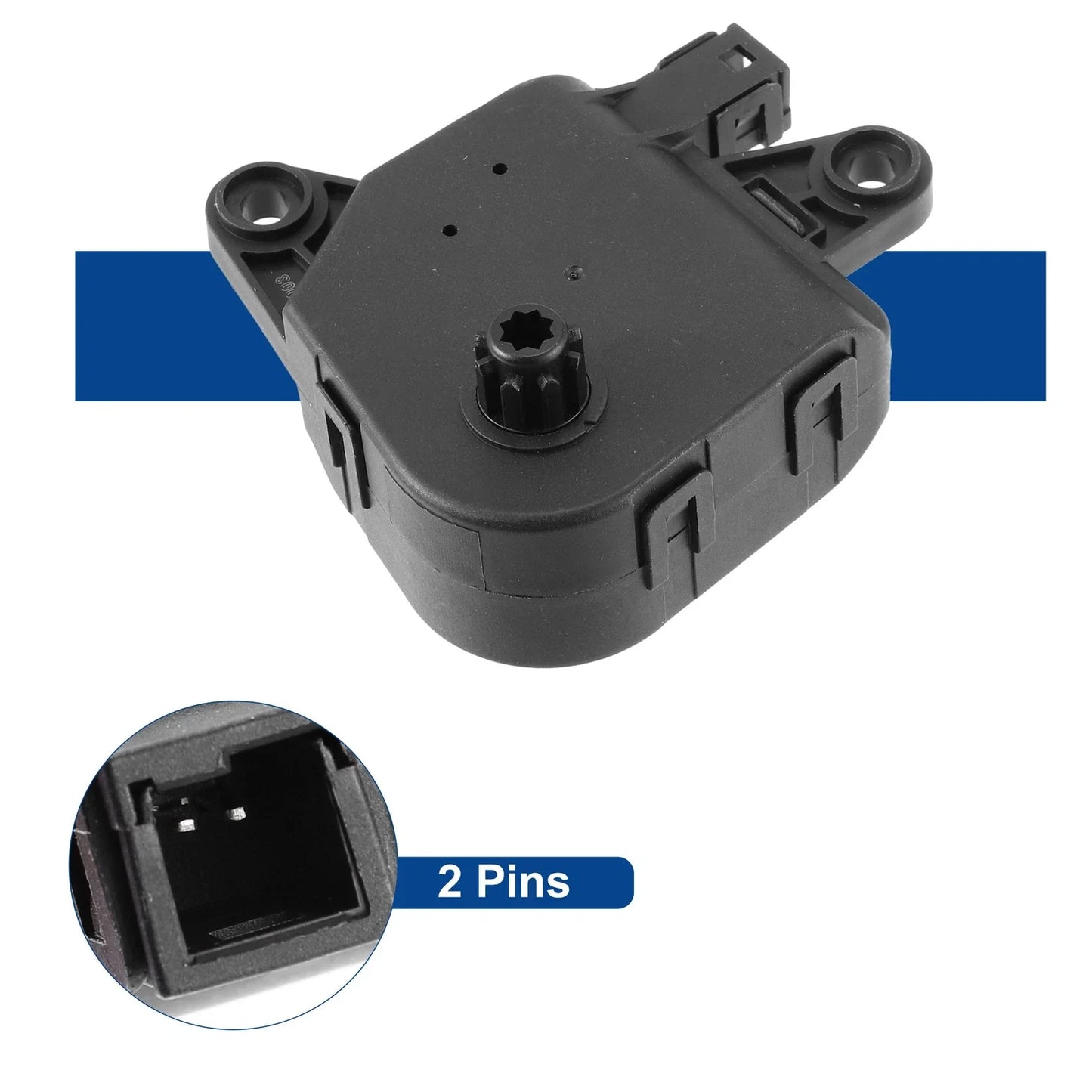 Air Door Actuator for Dodge Caravan 2001-2007 (1 x Black)