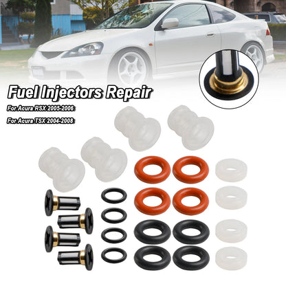 Fuel Injector O-Rings Seals Kit 16450-PRB-A01 for Acura RSX TSX (2002–2006)