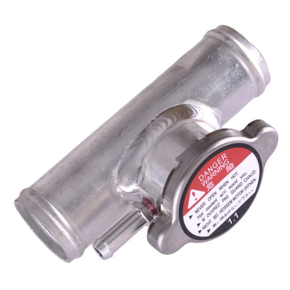 32mm 1-1/4" O.D Aluminum Inline Radiator Coolant Pipe Filler Neck