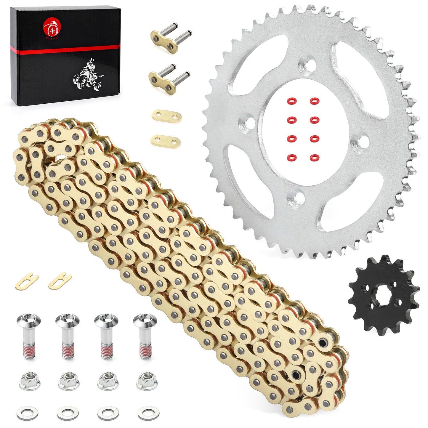 Sprocket Chain Set for Honda XR80R CRF80F (2000–2009) 14/46 Tooth 420 X-Ring