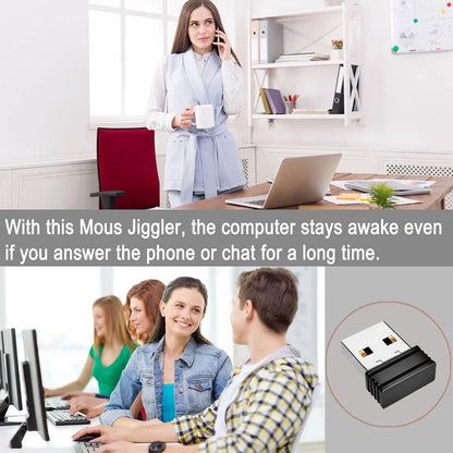 Mouse Jiggler Device, Undetectable Auto Clicker for PC & Laptop
