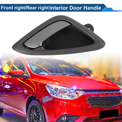 Front Driver Side Interior Door Handle for Chevrolet Sail (2010-2014) Gray Chrome