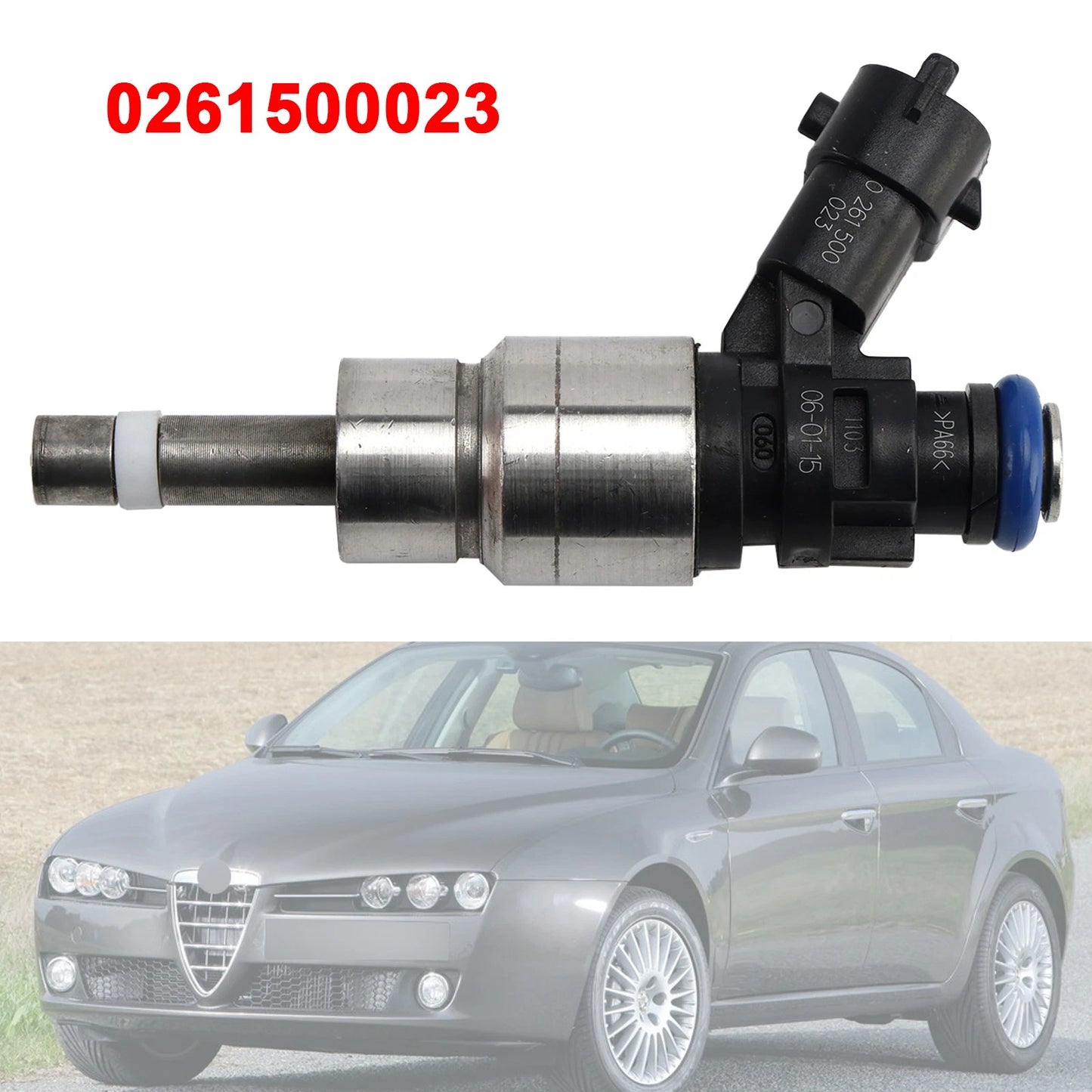 Fuel Injector for Alfa Romeo 159 939 Brera Spider (2006–2011) 0261500023