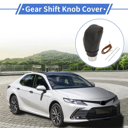Gear Shift Knob Cover for Toyota Camry (2018–2023) Black Carbon Fiber