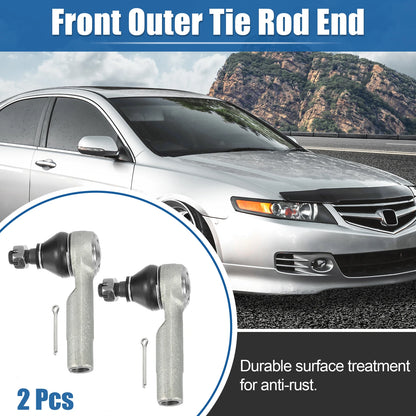 2X Front Outer Tie Rod End Links ES3438 for Nissan Altima (2002–2006)