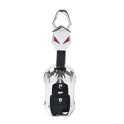 Silver 3-Button Key Remote Cover Case for VW Gran Lavida (2013-2017)