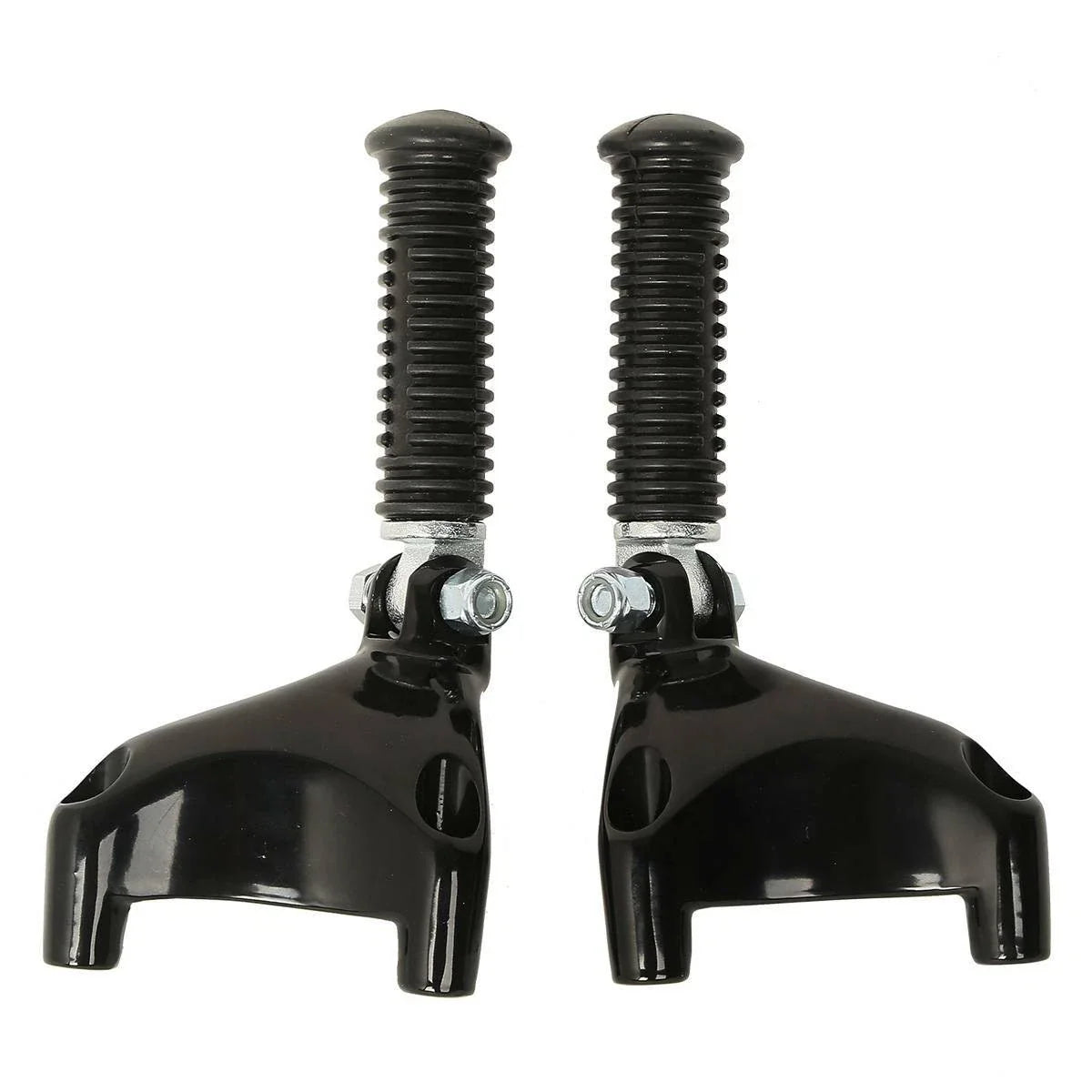 Black Rear Passenger Footpeg Mount Clamp for Harley Sportster 883 1200 (04-13)