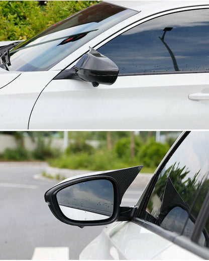 Carbon Style Side Mirror Cover Trim for Honda Accord (2018–2020)