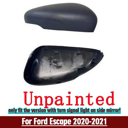 Left Turn Signal Hole Side Mirror Cover for Ford Escape (2020–2021)