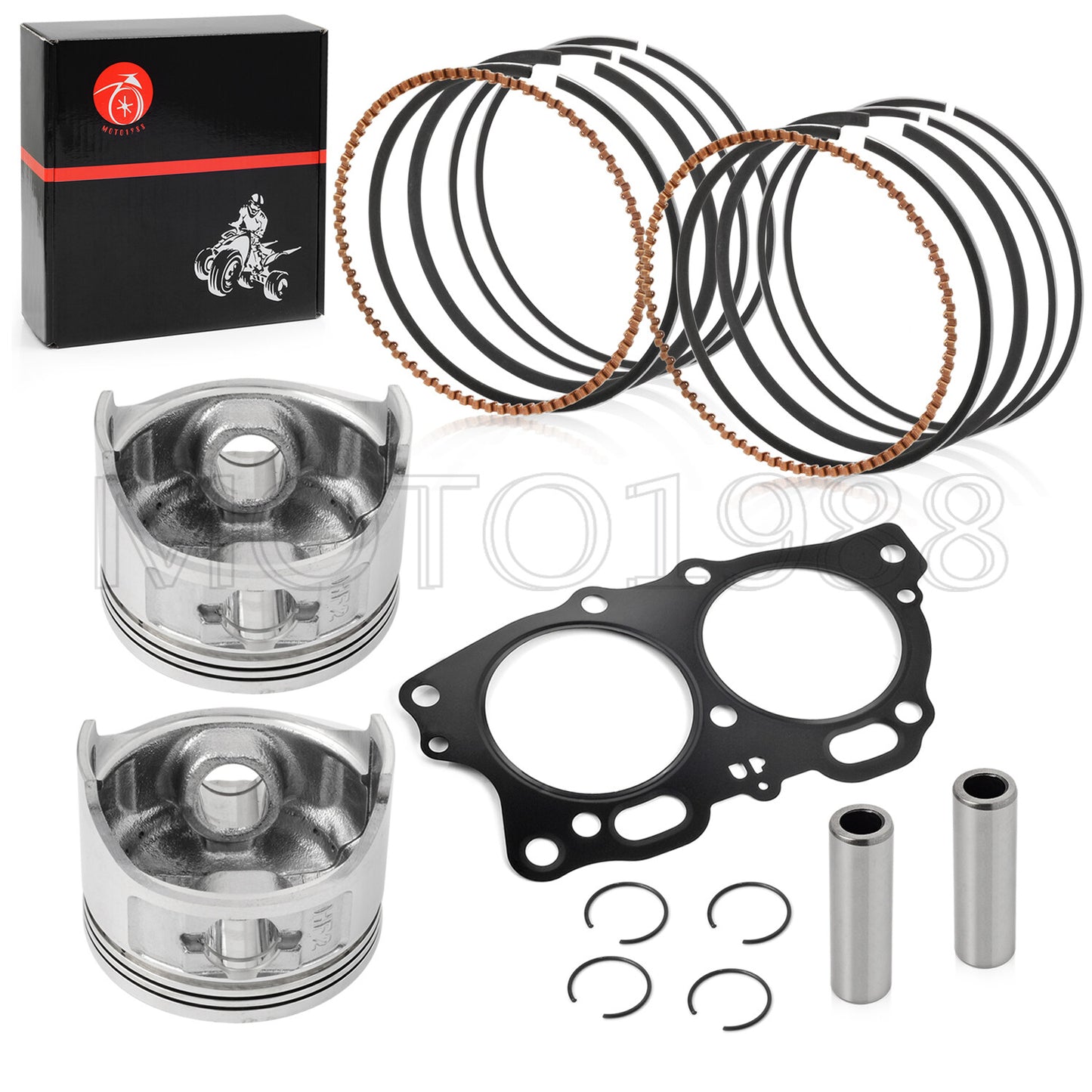 Piston Kit with Rings and Gasket for EZGO Golf Cart (1996–2008)