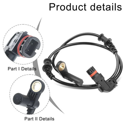 Front Axle ABS Wheel Speed Sensor for Mercedes C Class Coupe CL203 (2000–2007)