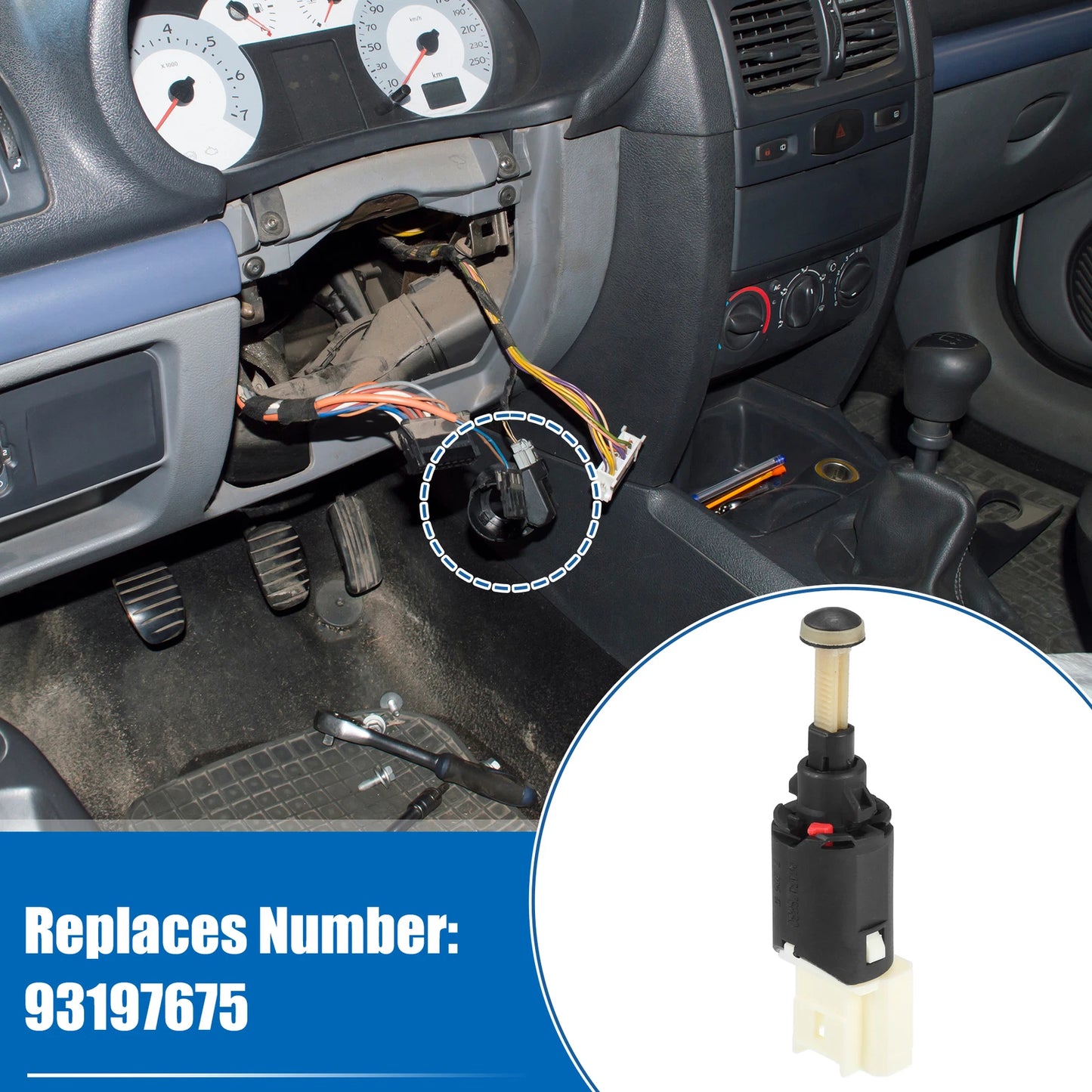 Stop Lamp Switch No. 93197675 for Opel Movano Clio Megane (2002–2023)
