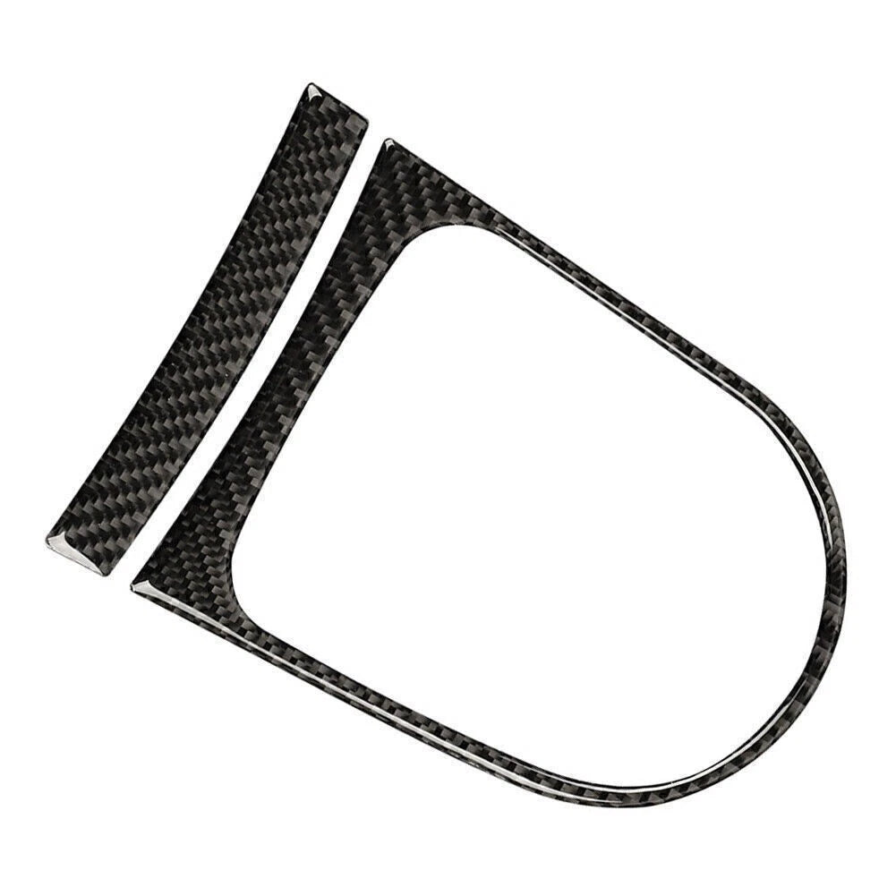 Carbon Fiber Interior Gear Shift Panel Cover Trim for Ford Mustang (2015–2019)