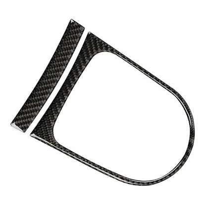 Carbon Fiber Interior Gear Shift Panel Cover Trim for Ford Mustang (2015–2019)