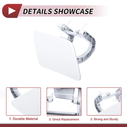 Front Right Washer Nozzle Cover Cap for Mercedes-Benz S350 (2012–2013) White